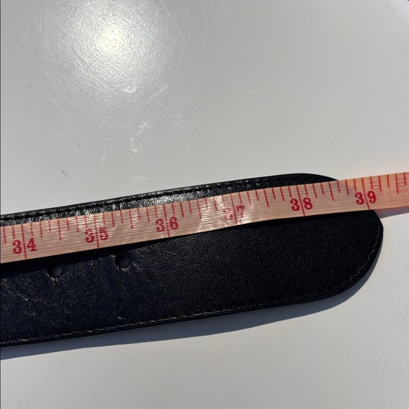 Ralph Lauren Womens tan wide Braided Leather Belt large buckle - Picture 13 of 14